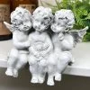 Darthome Limited White Cherub Triplets Ornament -Décor Dreams Shop IMG E9035 editedN