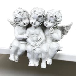 Darthome Limited White Cherub Triplets Ornament -Décor Dreams Shop IMG E9035 editedNcopy