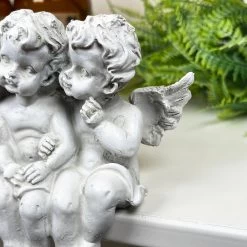 Darthome Limited White Cherub Triplets Ornament -Décor Dreams Shop IMG E9038 editedQ