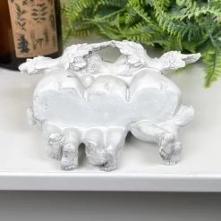 Darthome Limited White Cherub Triplets Ornament -Décor Dreams Shop IMG E9041 editedT