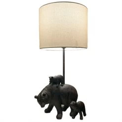 Darthome Limited Black Bear Family Lamp With White Drum Shade -Décor Dreams Shop IMG E9073copy1