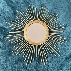 Darthome Limited Small Gold Sunburst Mirror -Décor Dreams Shop IMG E9103