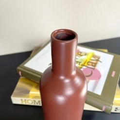 Darthome Limited Nordic Oxide Red Ceramic Bottle Vase -Décor Dreams Shop IMG E9162 editedDG