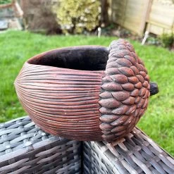 Darthome Limited Cement Acorn Planter -Décor Dreams Shop IMG E9317