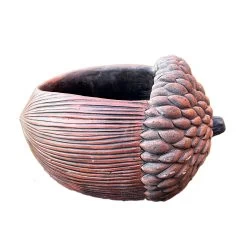Darthome Limited Cement Acorn Planter -Décor Dreams Shop IMG E9317copy