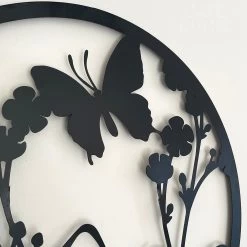 Darthome Limited Black Floral Butterfly Garden Wall Art 50cm 11 Darthome Limited Black Floral Butterfly Garden Wall Art 50cm -Décor Dreams Shop IMG E9339 editedAF