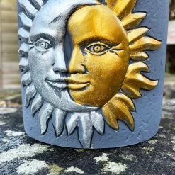 Darthome Limited Cement Sun & Moon Planter 14 Darthome Limited Cement Sun & Moon Planter -Décor Dreams Shop IMG E9342