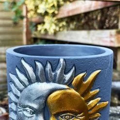 Darthome Limited Cement Sun & Moon Planter 15 Darthome Limited Cement Sun & Moon Planter -Décor Dreams Shop IMG E9343