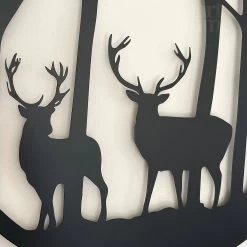 Darthome Limited Black Stags In Forest Silhouette Wall Art -Décor Dreams Shop IMG E9345 editedAL