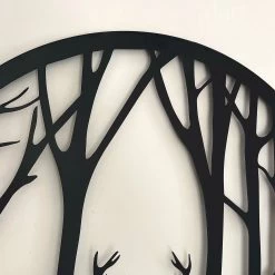 Darthome Limited Black Stags In Forest Silhouette Wall Art -Décor Dreams Shop IMG E9346 editedAM