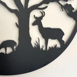 Darthome Limited Black Metal Round Tree Deer Silhouette Wall Art 12 Darthome Limited Black Metal Round Tree Deer Silhouette Wall Art -Décor Dreams Shop IMG E9354 editedAT