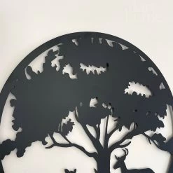 Darthome Limited Black Metal Round Tree Deer Silhouette Wall Art 14 Darthome Limited Black Metal Round Tree Deer Silhouette Wall Art -Décor Dreams Shop IMG E9356 editedAV