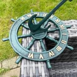 Darthome Limited Cast Iron Anchor & Ships Sail Garden Sundial 24cm -Décor Dreams Shop IMG E9365 edited270