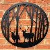 Darthome Limited Black Stags In Forest Silhouette Wall Art -Décor Dreams Shop IMG E9378 editedBM