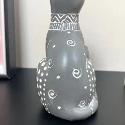 Darthome Limited Country Grey Sitting Cat Ornament -Décor Dreams Shop IMG E9628 editedIM