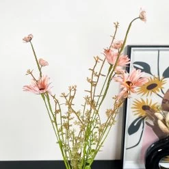Darthome Limited Artificial Pink Wild Flower Spray -Décor Dreams Shop IMG E9704 editedKD