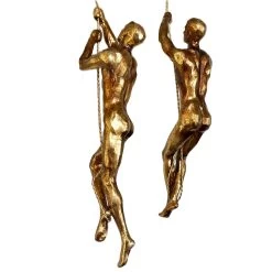 Darthome Limited Set Of 2 Gold Climbing Men Figurines -Décor Dreams Shop IMG E9764 editedMEcopy
