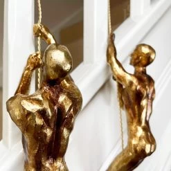 Darthome Limited Set Of 2 Gold Climbing Men Figurines -Décor Dreams Shop IMG E9766 editedMG