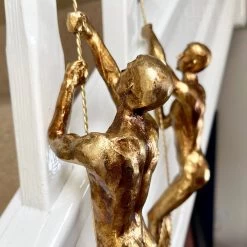 Darthome Limited Set Of 2 Gold Climbing Men Figurines -Décor Dreams Shop IMG E9770 editedMK