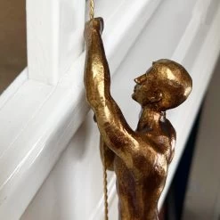 Darthome Limited Set Of 2 Gold Climbing Men Figurines -Décor Dreams Shop IMG E9774 editedMO