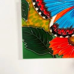 Darthome Limited Butterfly Garden Ceramic Tile Wall Art -Décor Dreams Shop IMG E9862 editedW