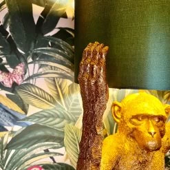 Darthome Limited Large Gold Chimp Lamp -Décor Dreams Shop IMG E9885 edited49