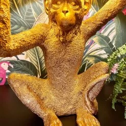 Darthome Limited Large Gold Chimp Lamp -Décor Dreams Shop IMG E9886 edited50