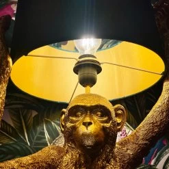 Darthome Limited Large Gold Chimp Lamp -Décor Dreams Shop IMG E9888 edited52