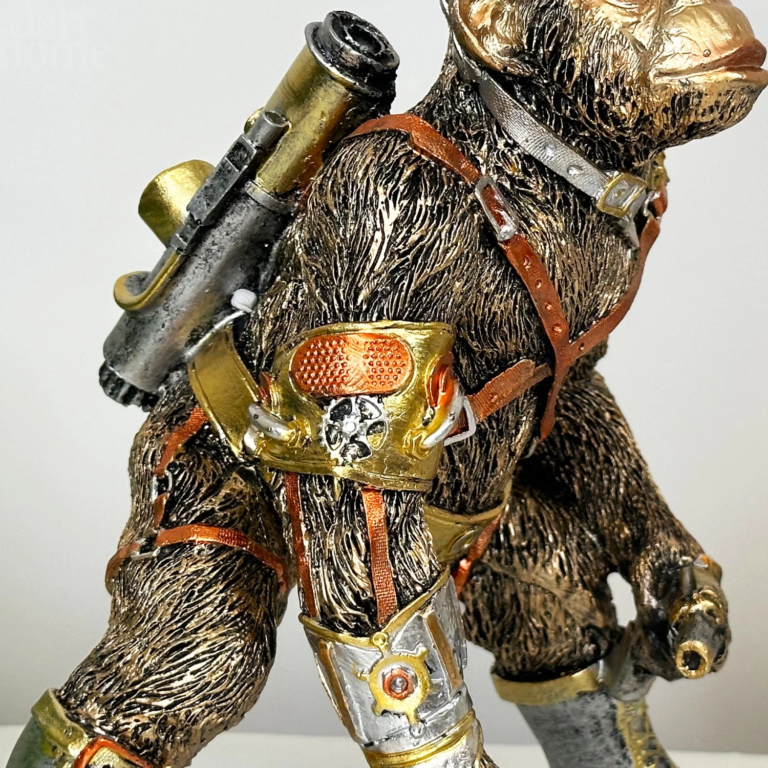 Darthome Limited Gold Steampunk Monkey Sculpture 7 Darthome Limited Gold Steampunk Monkey Sculpture - Image 5