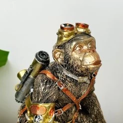 Darthome Limited Gold Steampunk Monkey Sculpture 9 Darthome Limited Gold Steampunk Monkey Sculpture -Décor Dreams Shop IMG E9904