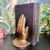 Darthome Limited Golden Pair Of Hands Decorative Heavy Bookends -Décor Dreams Shop IMG E9909 edited206