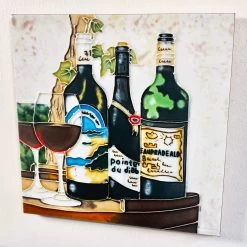 Darthome Limited Wine Vineyard Ceramic Tile Wall Art