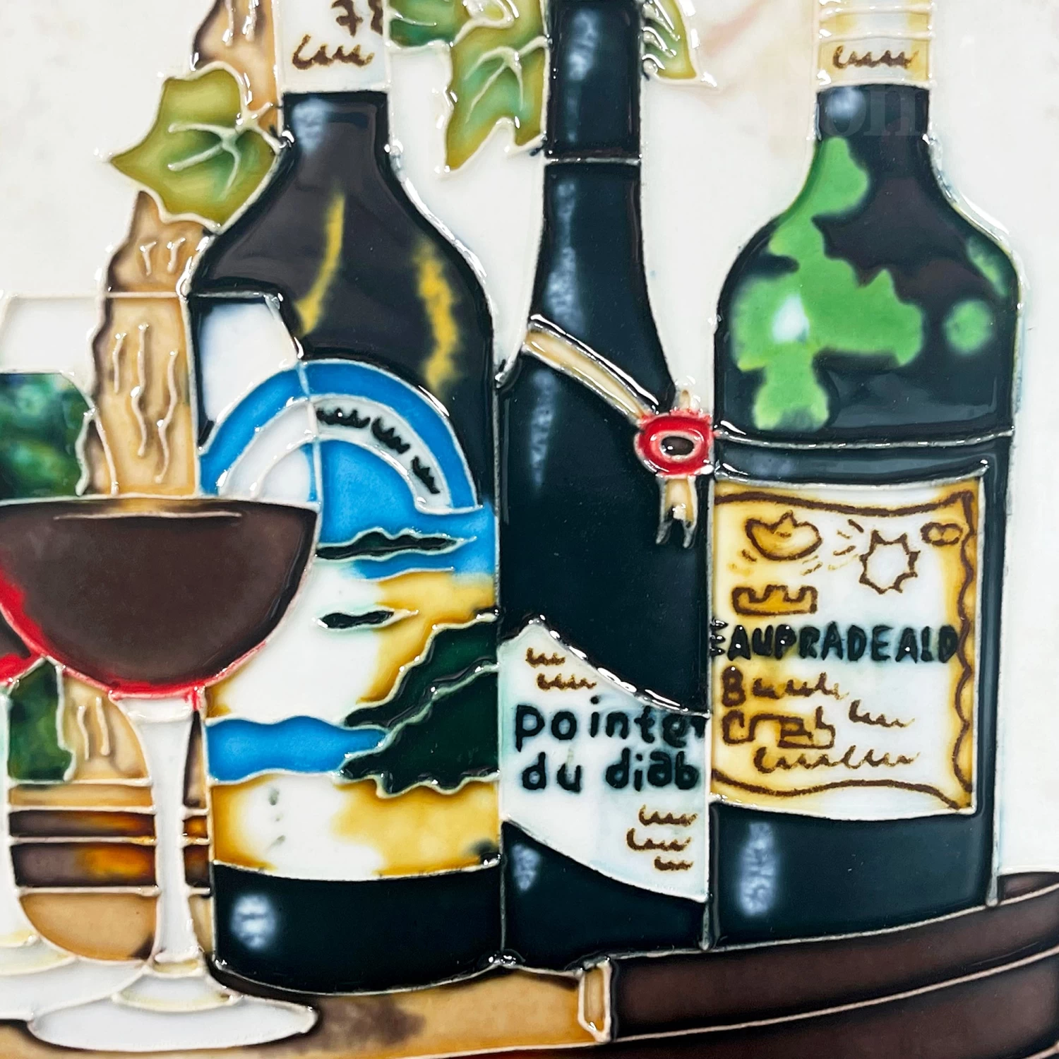 Darthome Limited Wine Vineyard Ceramic Tile Wall Art 6 Darthome Limited Wine Vineyard Ceramic Tile Wall Art - Image 4