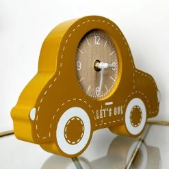 Darthome Limited Yellow Car Childrens Clock -Décor Dreams Shop IMG E9925