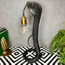Darthome Limited Black King Cobra Snake Lamp -Décor Dreams Shop IMG E9965 edited231