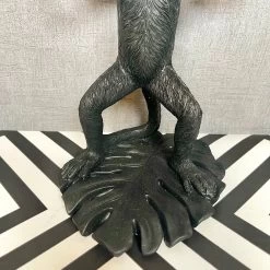Darthome Limited Black Monkey Double Candlestick Holder -Décor Dreams Shop IMG E9990 edited240