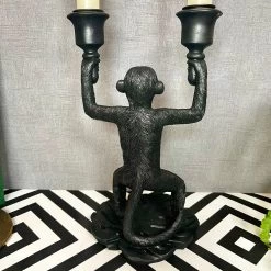 Darthome Limited Black Monkey Double Candlestick Holder -Décor Dreams Shop IMG E9991 edited241