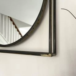 Darthome Limited Industrial Round Mirror In Square Frame -Décor Dreams Shop Image 28